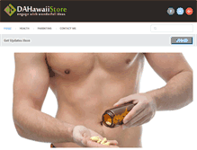 Tablet Screenshot of dahawaiistore.com